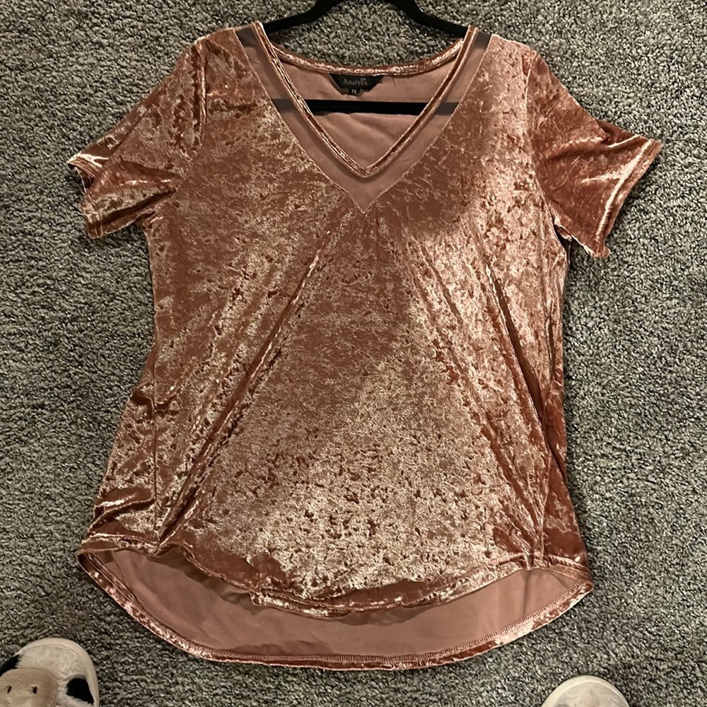 Velvet top
